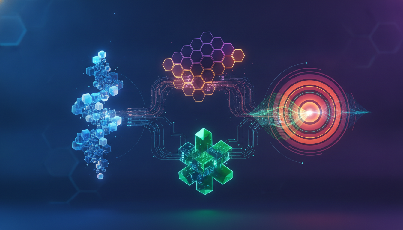 Abstract comparison of four distinct AI data analysis platforms.