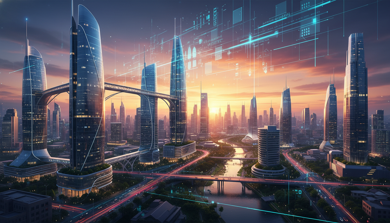Jakarta's modern skyline symbolizing Indonesia's thriving tech and startup ecosystem.